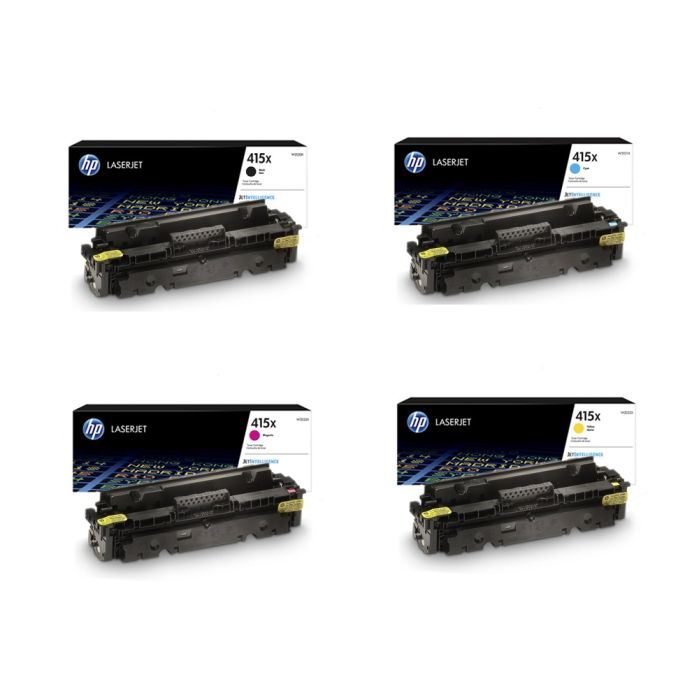 Genuine HP 415A Toner Cartridges - 4 Colour HP 415A Printer Cartridge ...