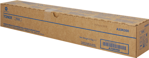 Konica Minolta TN322 Black Toner Cartridge (A33K050)