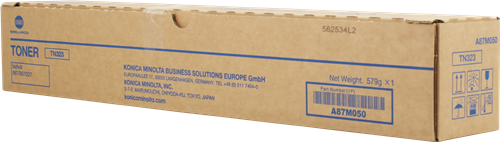 Konica Minolta TN323 Black Toner Cartridge (A87M050)