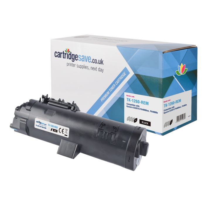 Compatible Kyocera Black TK-1260 Toner Cartridge - (1T0C150NL0)