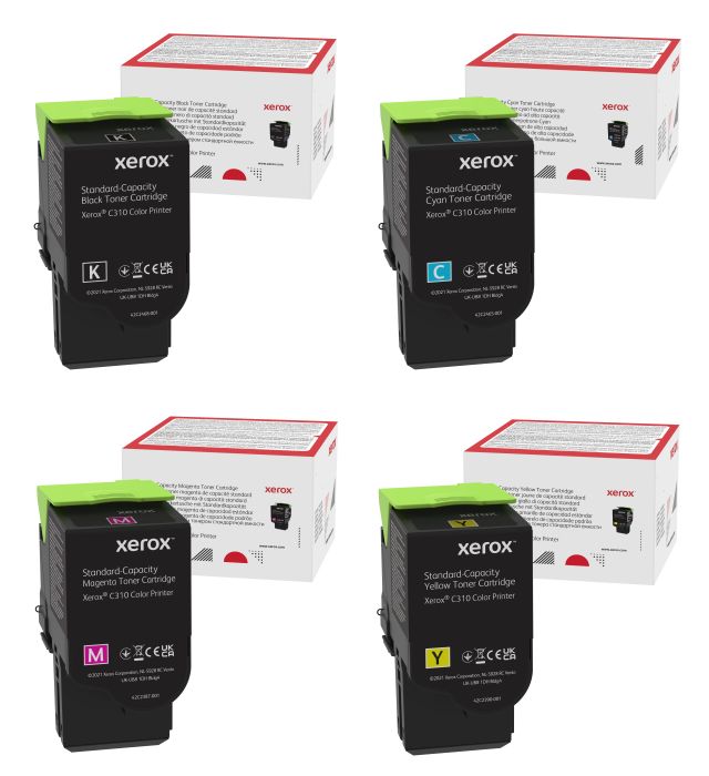 Xerox 006R0435 4 Colour Toner Cartridge Multipack