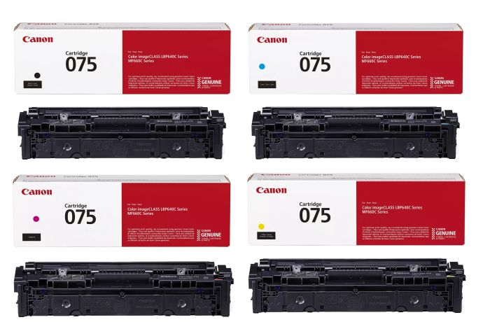 Canon 075 4 Colour Toner Cartridge Multipack 