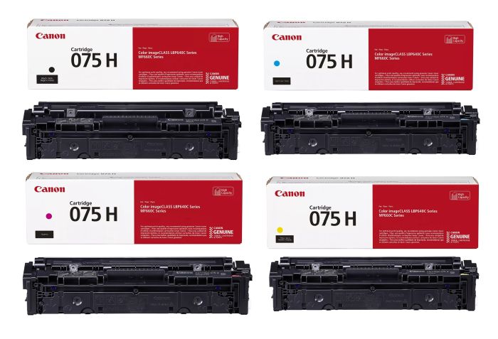 Canon High Capacity 075H 4 Colour Toner Cartridge Multipack 