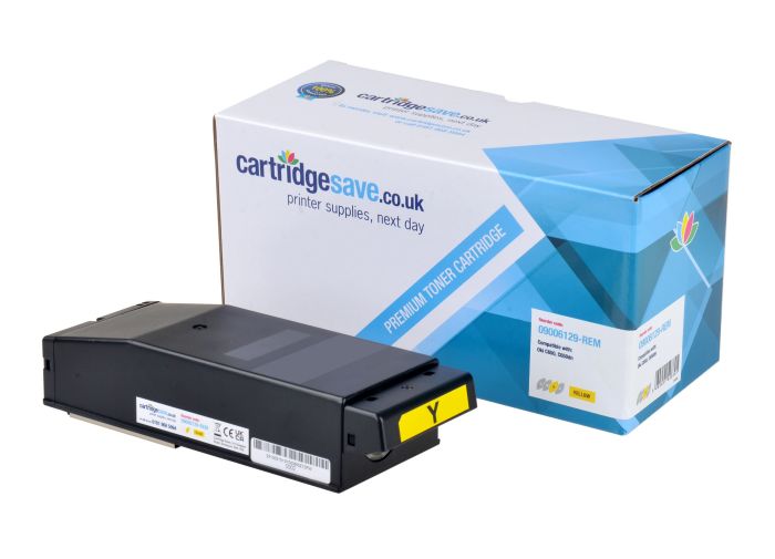 Compatible Oki 09006129 Yellow Toner Cartridge - (09006129)