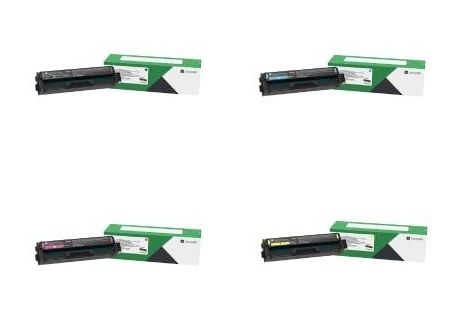 Lexmark 20N2H High Capacity 4 Colour Return Programme Toner Cartridge Multipack