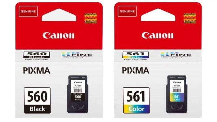 Canon PG-560 / CL-561 Black & Colour Ink Cartridge Multipack - (3713C006)