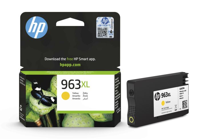 HP 963XL High Capacity Yellow Ink Cartridge - (3JA29AE)