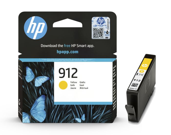 HP 912 Yellow Ink Cartridge - (3YL79AE)