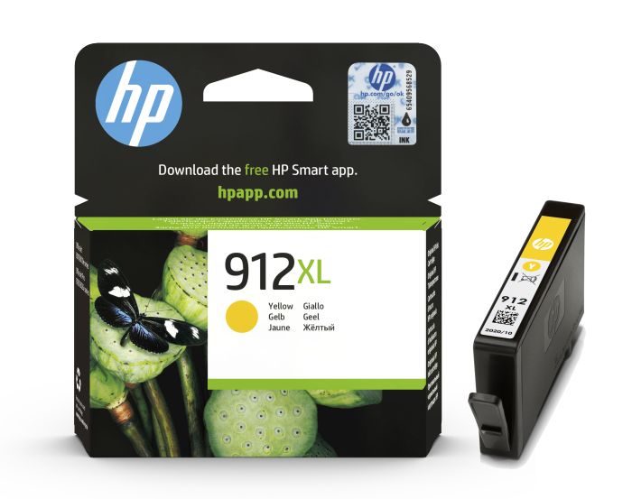 HP 912XL High Capacity Yellow Ink Cartridge - (3YL83AE)