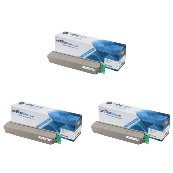Compatible OKI 4405916 3 Colour Toner Cartridge Multipack
