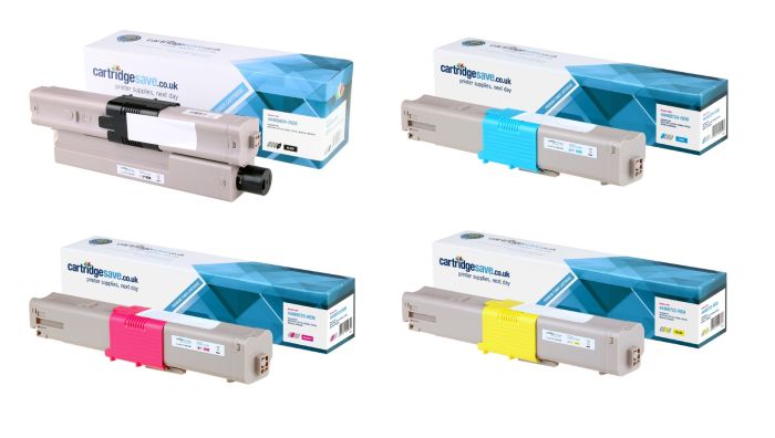 Compatible Oki 4446972 High Capacity 4 Colour Toner Cartridge Multipack