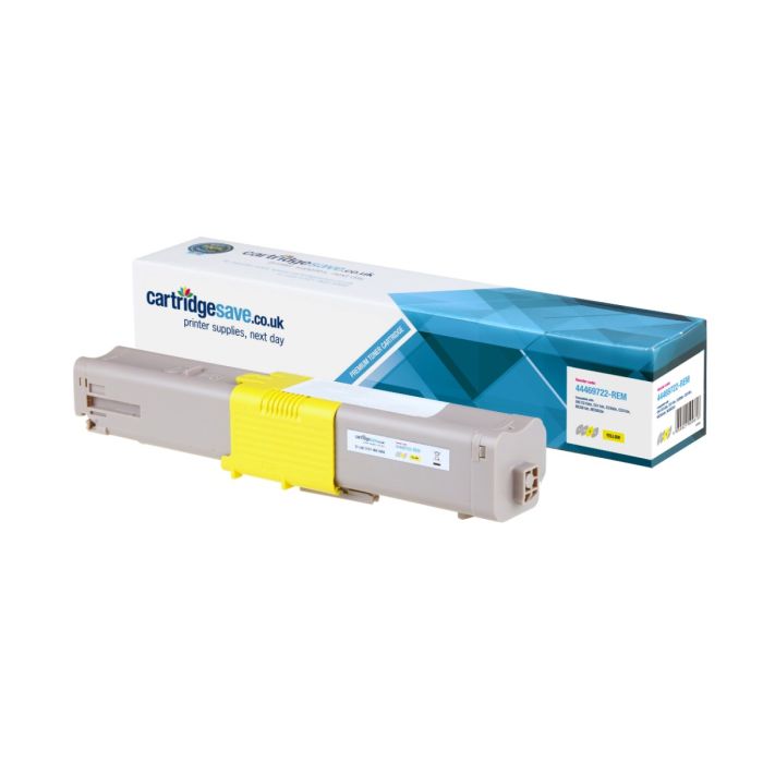 Compatible Oki 44469722 High Capacity Yellow Toner Cartridge
