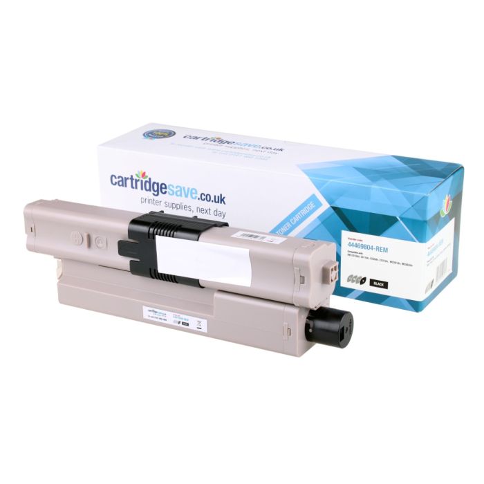 Compatible Oki 44469804 High Capacity Black Toner Cartridge