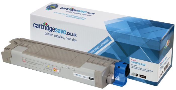 Compatible OKI 44844508 Black Toner Cartridge