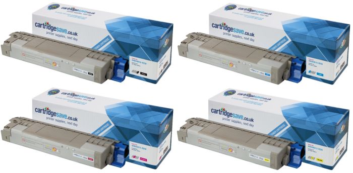 Compatible OKI 4484461 4 Colour Toner Cartridge Multipack
