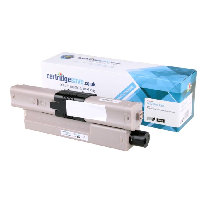 Compatible Oki 44973508 High Capacity Black Toner Cartridge