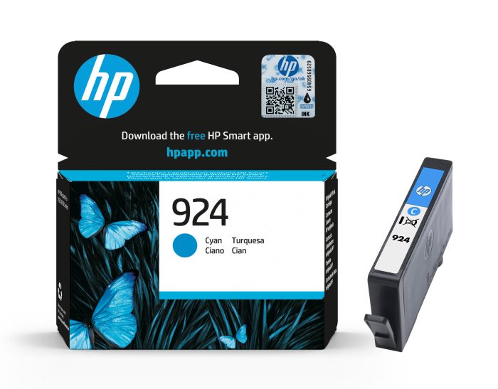 HP 924 Cyan Ink Cartridge - (4K0U3NE)
