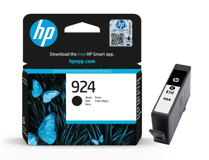 HP 924 Black Ink Cartridge - (4K0U6NE)