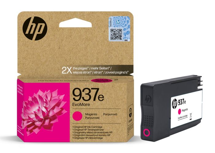HP 937e EvoMore High Capacity Magenta Ink Cartridge - (4S6W7NE)