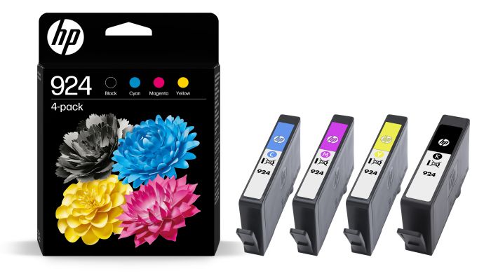 HP 924 4 Colour Ink Cartridge Multipack - (6C3Z1NE)