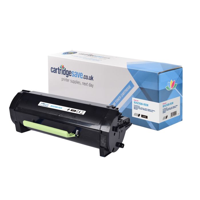 Compatible Lexmark B252X00 Extra High Capacity Black Toner Cartridge