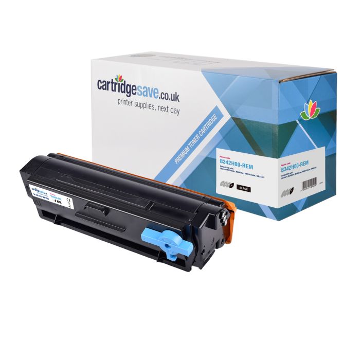 Compatible Lexmark B342H00 High Capacity Black Toner Cartridge