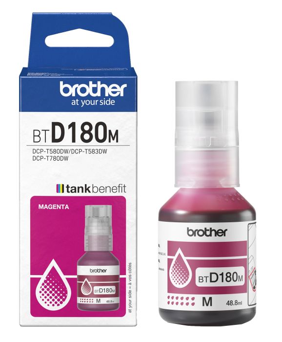 Brother BTD180M Magenta Ink Bottle 