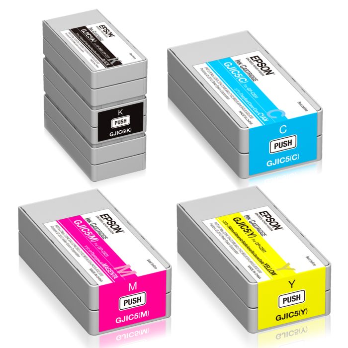 Epson GJIC5 4 Colour Ink Cartridge Multipack - (C13S020563/4/5/6)