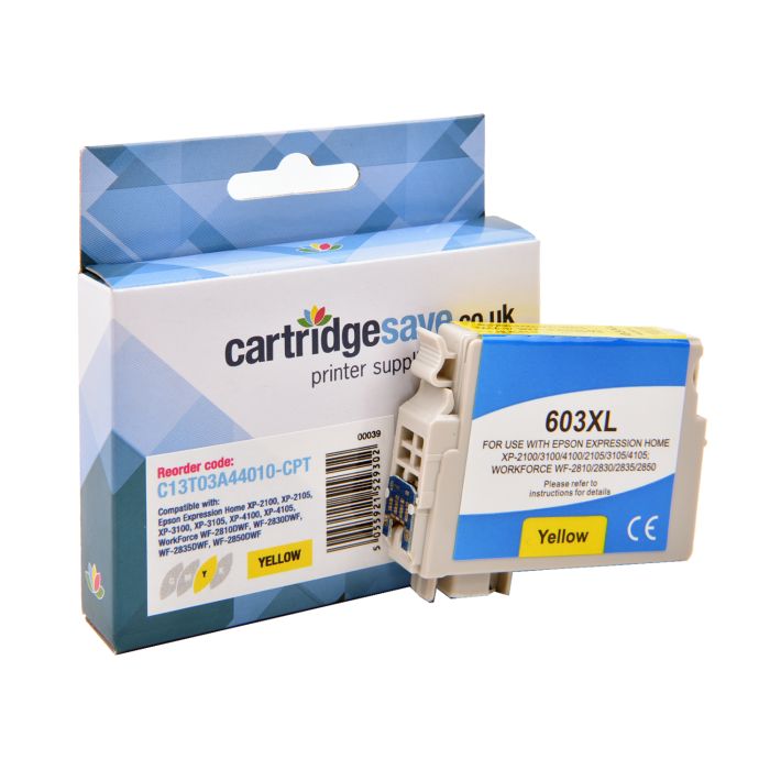 Compatible Epson 603XL Yellow Ink Cartridge - (C13T03A44010 Starfish)