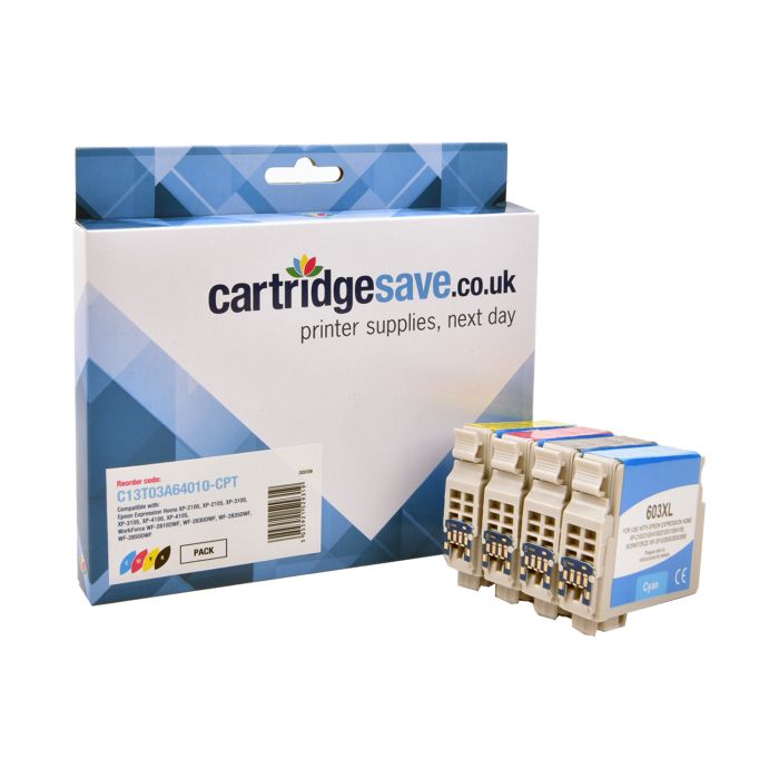 Compatible Epson 603XL High Capacity 4 Colour Ink Cartridge Multipack (C13T03A64010 Starfish)