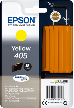 Epson 405 Yellow Ink Cartridge - (C13T05G44010 Suitcase)
