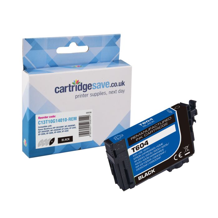 Compatible Epson 604 Black Ink Cartridge - (C13T10G14010 Pineapple)
