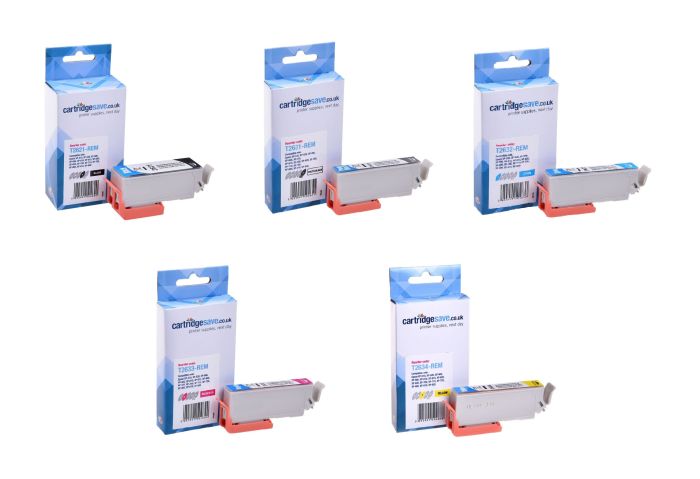 Compatible Epson C13T26 5 Colour High Capacity Ink Cartridge Multipack - (Polar Bear)