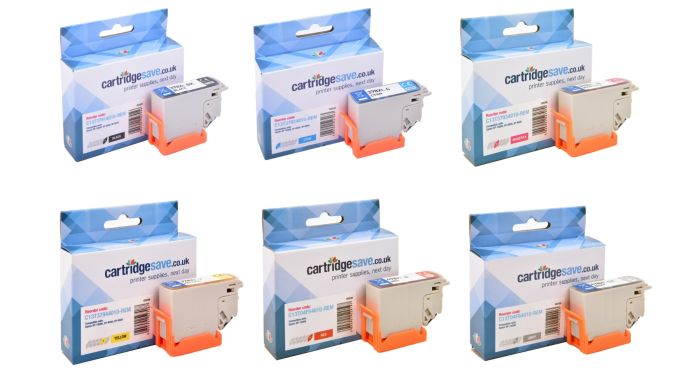 Compatible Epson 378XL / 478XL 6 Colour High Capacity Ink Cartridge Multipack - (T379D Squirrel)