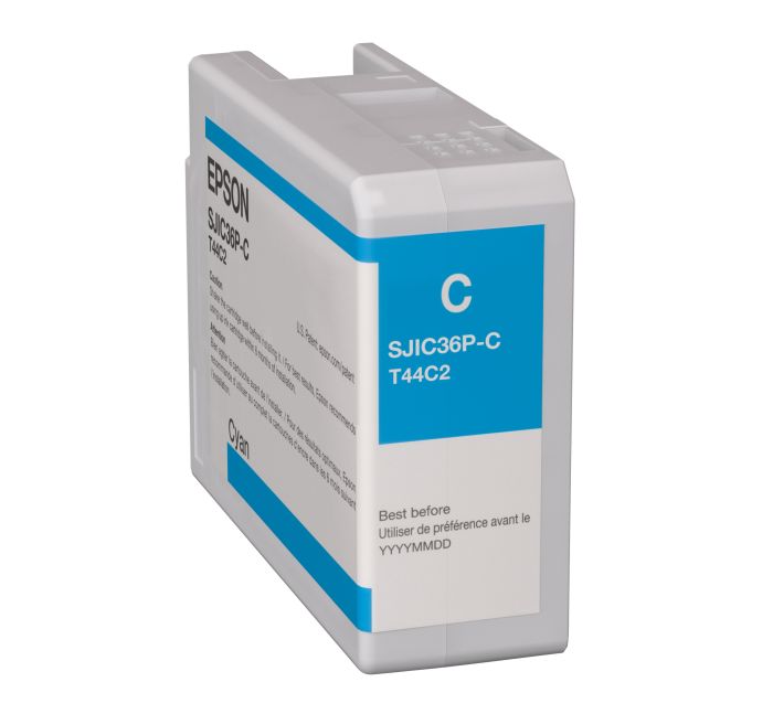 Epson SJIC36P-C Cyan Ink Cartridge - (C13T44C240)