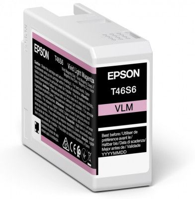 Epson T46S6 Vivid Light Magenta Ink Cartridge - (C13T46S600)