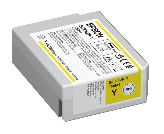Epson SJIC42P-Y Yellow Ink Cartridge - (C13T52M440)