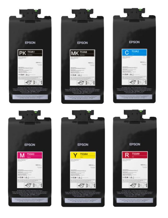 Epson C13T53A 6 Colour Ink Cartridge Multipack - (C13T53A1/2/3/4/8/9)