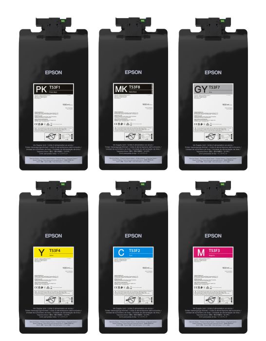 Epson C13T53F 6 Colour Ink Cartridge Multipack - (C13T53F1/2/3/4/7/8)
