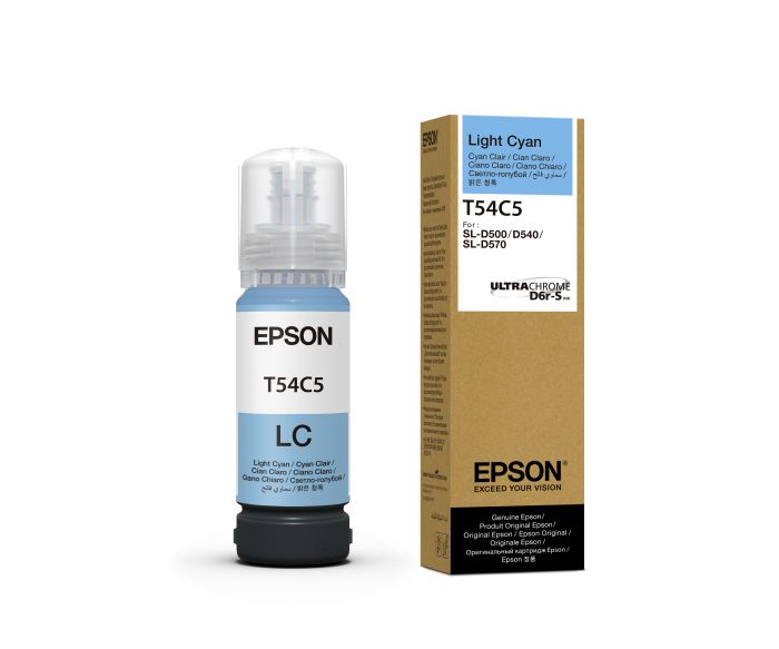 Epson C13T54C520 Light Cyan Ink Bottle - (T54C5)