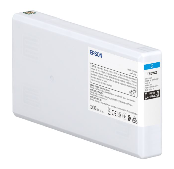 Epson T55W2 Cyan Ink Cartridge - (C13T55W200)