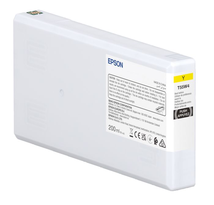 Epson T55W4 Yellow Ink Cartridge - (C13T55W400)