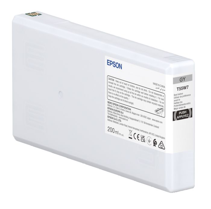 Epson T55W7 Grey Ink Cartridge - (C13T55W700)