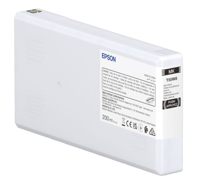 Epson T55W8 Matte Black Ink Cartridge - (C13T55W800)