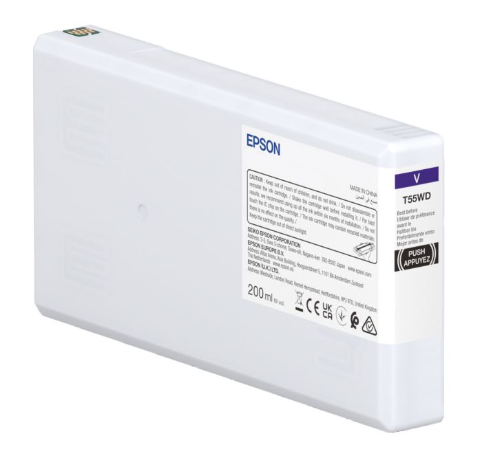 Epson T55WD Violet Ink Cartridge - (C13T55WD00)