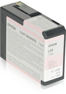 Epson T5806 Light Magenta Ink Cartridge - (C13T580600)