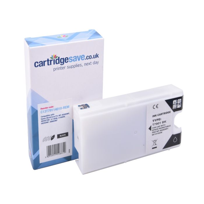 Compatible Epson 79 Black Ink Cartridge - (C13T79114010 Tower of Pisa)