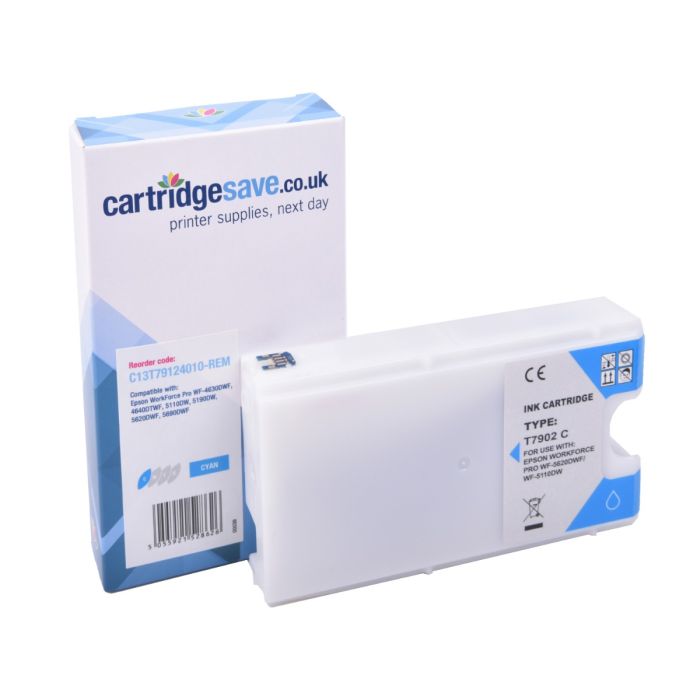 Compatible Epson 79 Cyan Ink Cartridge - (C13T79124010 Tower of Pisa)