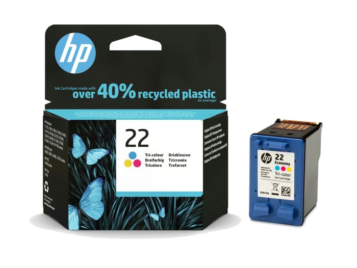 HP 22 Tri-Colour Ink Cartridge - (C9352AE)
