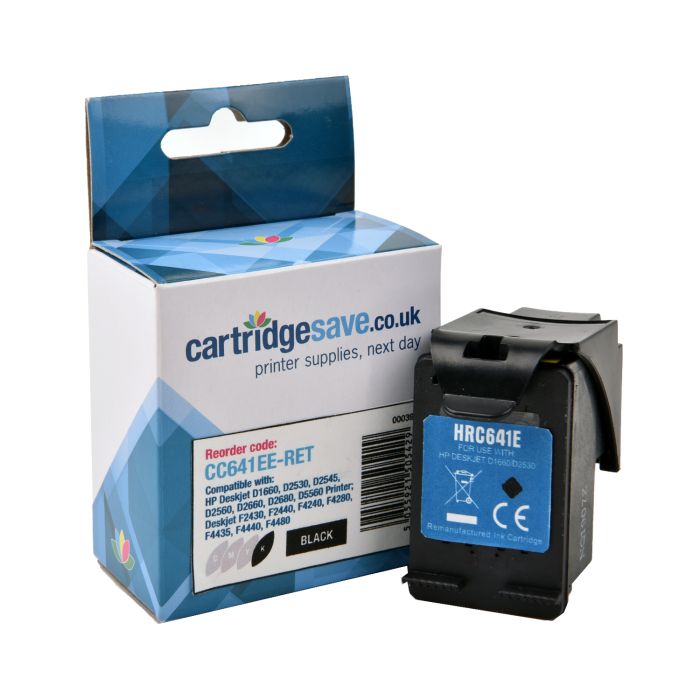 Compatible HP 300XL High Capacity Black Ink Cartridge - (CC641EE)